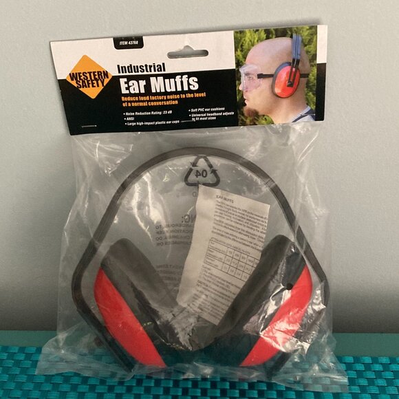 Western Safety Industrial Ear Muffs Ear Protection Noise Reduction NIP - Picture 8 of 9